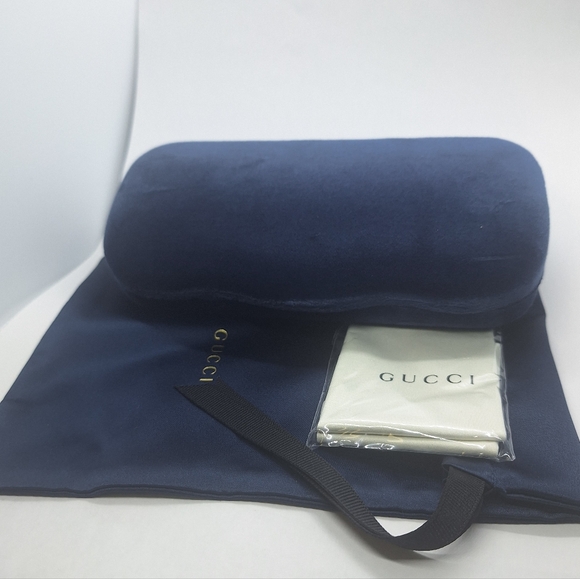 *** LIMITED-TIME get24- 30% OFF *** Gucci small hardcase for sunglasses blue - Picture 1 of 6